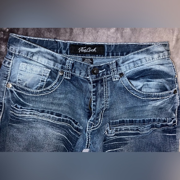 True Luck Men’s Jeans - Picture 2 of 4